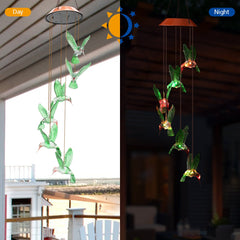 Bird Wind Chime Gardening Decoration Outdoor Decoration Autoxic Induction Belt Hook