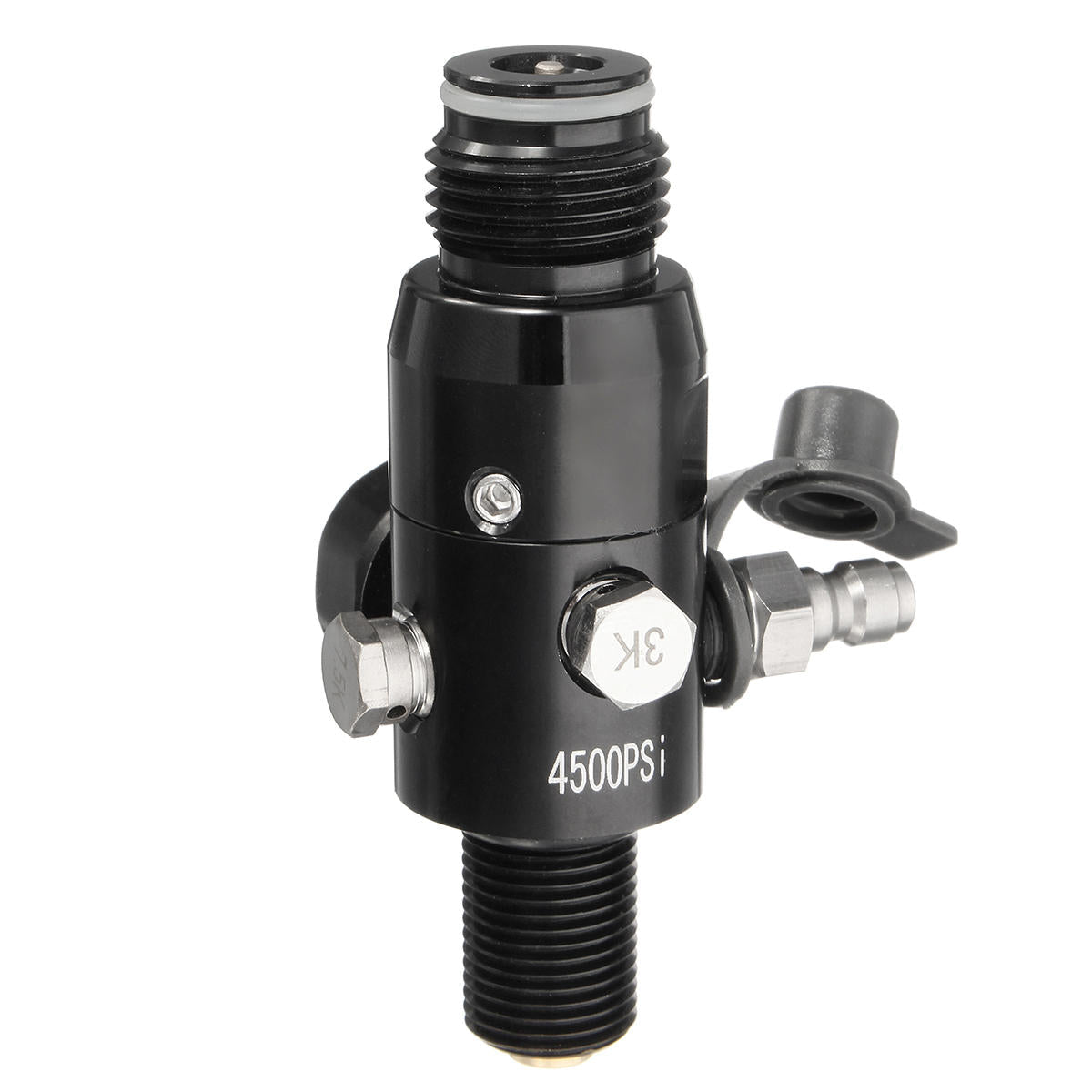 5/8"-18UNF Thread Paint Valve Ball Regulator Input 4500psi HPA Air Tank Output 1800psi Ball Valve