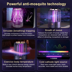 Cordless Electric Mosquito Zapper with 2000mAh Battery for Home/Patio