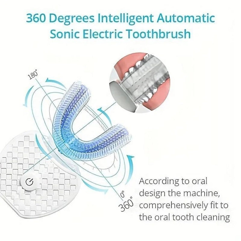 Intelligent Sonic Electric Toothbrush - Cold Light Auto-Clean with Smart Timer