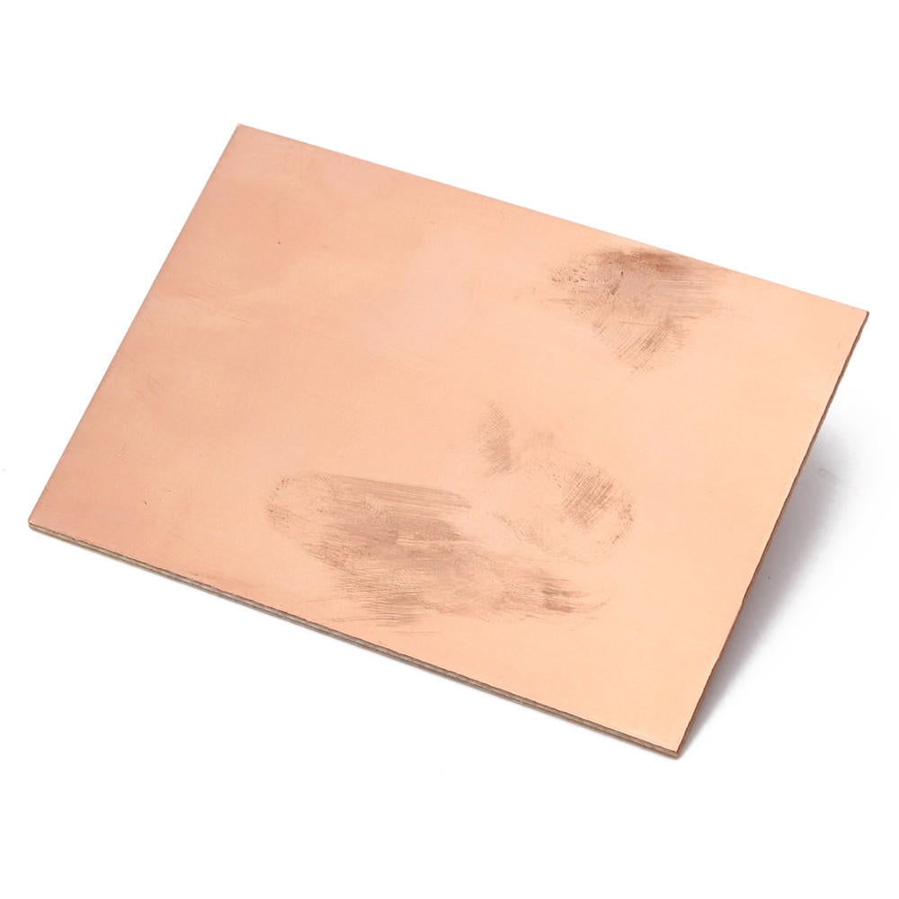 One Side Copper Clad 70x100x1.5mm Single PCB Board Glass Fiber