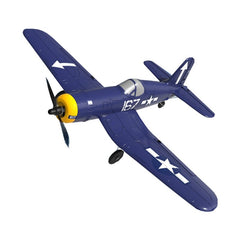 Three batteries Mini F4U EPP 400mm Wingspan 2.4G 6-Axis Gyro One Key Return Aerobatic Indoor RC Airplane Trainer Fixed Wing RTF for Beginner