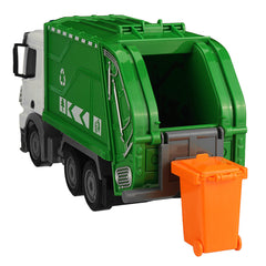 7CH RC Car Spray Water Fire Lift Sanitation Garbage Truck with LED Light Remote Control Vehicles Models Toy