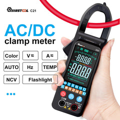 AC/DC Current Voltage Digital Clamp Meter Large Color Screen NCV 6000 Counts True RMS Automatic Measurement Smart Digital Multimeter