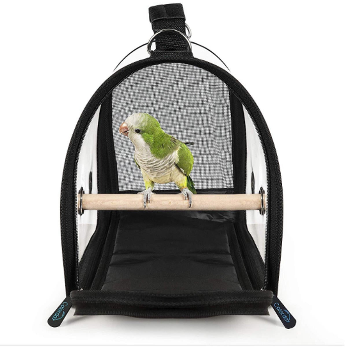 Transparent Handbag Travel Backpack Bird Carrier Cage Nests Pet Parrot Breathable