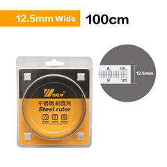 0.6-2.5M Stainless Steel Self Adhesive Metric Ruler Miter Track Tape Measure Miter Saw Scale