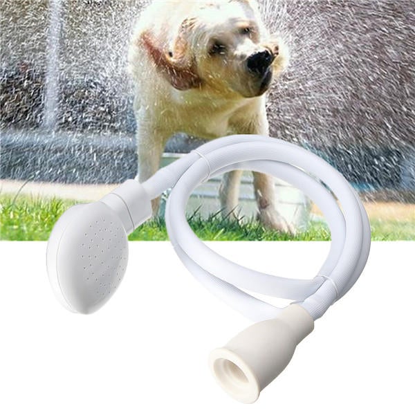 1.2m Dog Shower Head Spray Drains Strainer Pet Bath Hose Sink Washing Hair Pet Hairdresser Shower