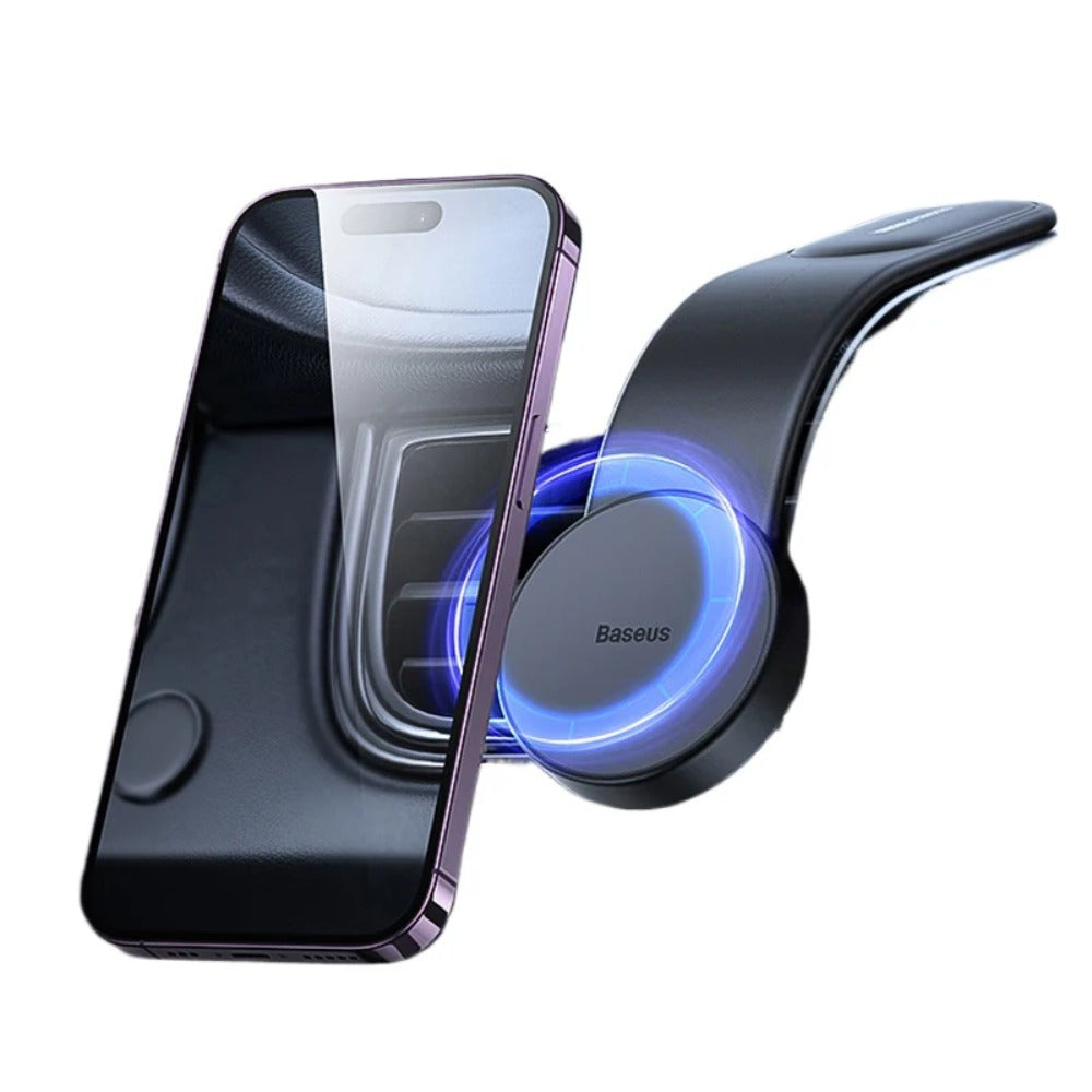 Magnetic Car Phone Holder for iPhone 12/13/14 - Easy Mount Dashboard Stand