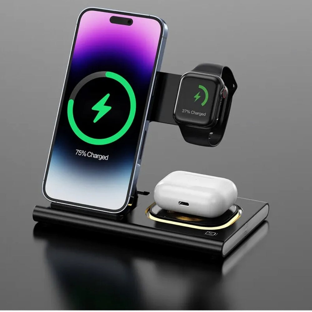 Fast Wireless Charger Pad for iPhone, Samsung, Hui, Xiaomi, AirPods, Smart Watch