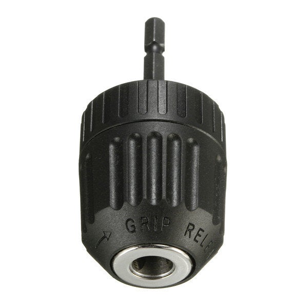 0.8-10mm 3/8 Inch 24UNF Keyless Drill Chuck Converter 1/4 Inch Hex Shank Keyless Chuck Driver