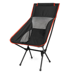 Folding Moon Chair Lightweight Fishing Stool Camping BBQ Seat Outdoor Travel Max Load 265lbs
