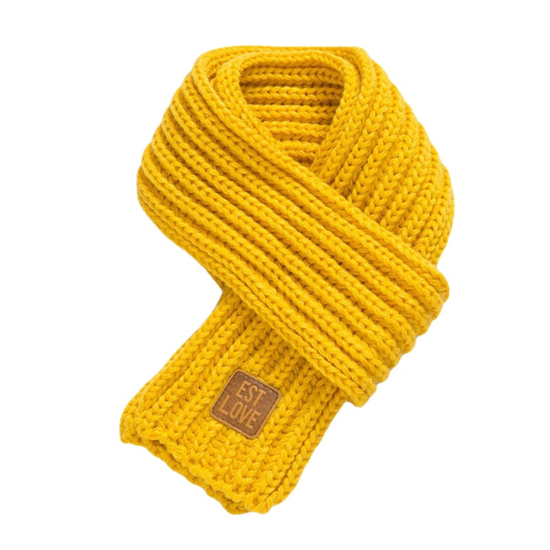 Scarves Collar Fashion Children's Knitted Scarf Kids Boys Girls Winter Autumn Soft Neck Warmer