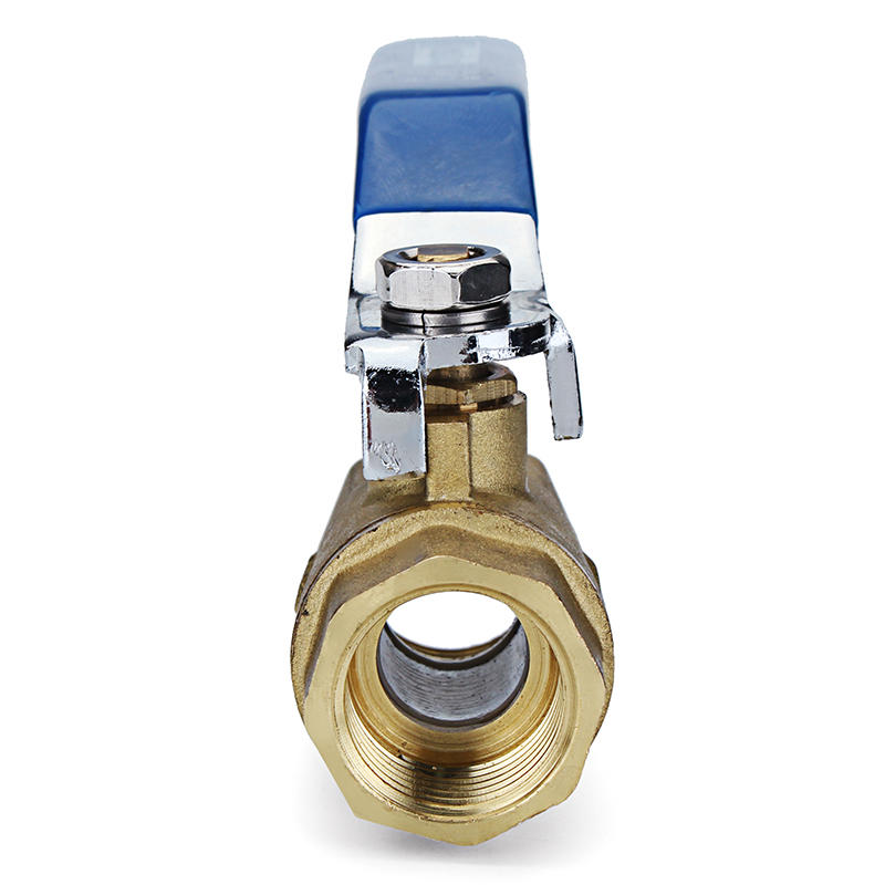 1/2" 3/4" 1" Female Brass Two Piece Full Port Thread Ball Valves with Vinyl Handle