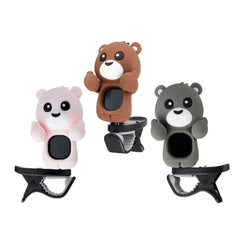 Acoustic Guitar Tuner Cute Cartoon Bear Clip-on Tuner Lcd Display for Guitar B Ukulele Violin Easy to Use