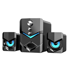 3 in 1 Computer Speaker 2.1 Channel Speaker USB 3.5mm Wired bluetooth Computer PC Stereo Desktop Speaker Subwoofer