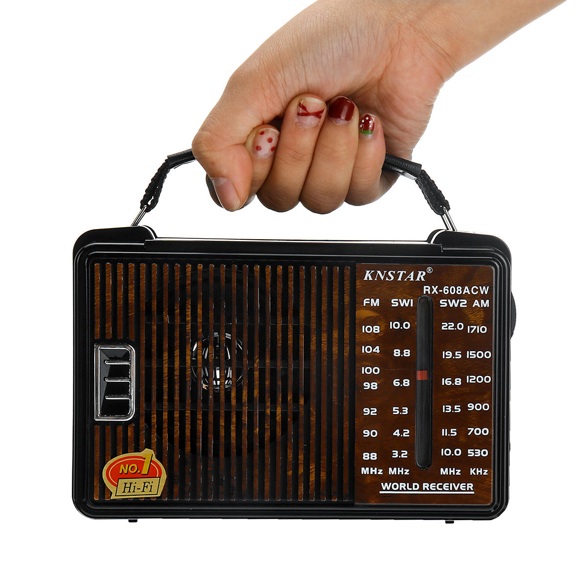 DC 3V Portable FM AM SW1 SW2 Radio 4 Band Gift for Old People