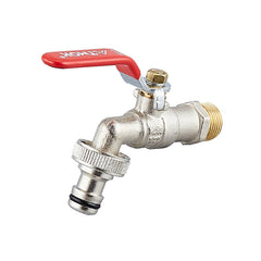 1/2" Outdoor Faucet Garden Bock Tap Brass Water Fitting for Home Connector Tank Adapter