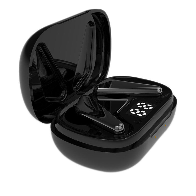 bluetooth 5.0 Digital Display Binaural Call Wireless Headphones TWS Touch Control Hifi Bass Earphone with Charging Box