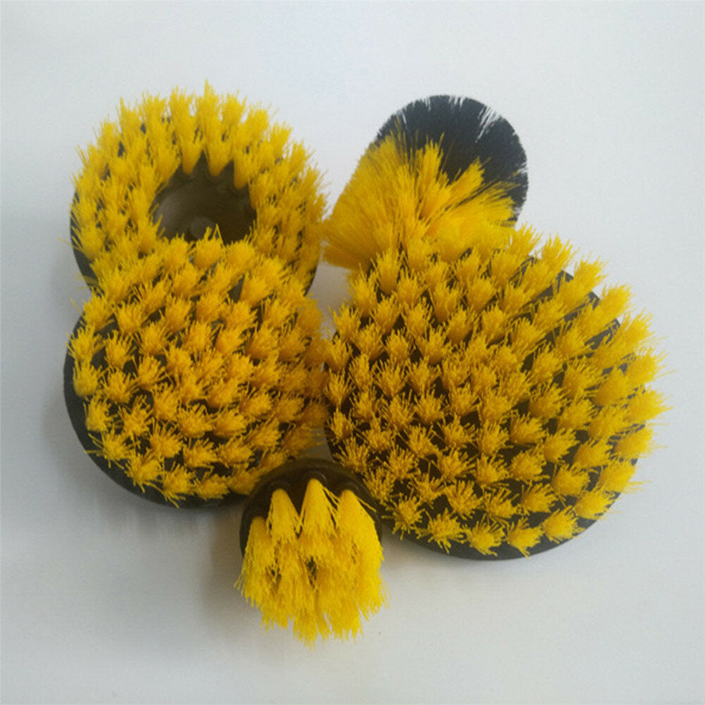 4pcs Drill Scrubber Brush Cleaning Brush Power Tool Electric Bristle Bathtub Tile Grout Cleaner