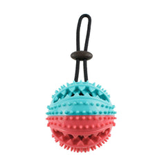 Dog Chew Toys Dog Rope Ball Pull Toy with Double Suction Cup Multi-functional Interactive Dog Tug of War Toy, Pet Aggressive Chewers with Teeth Cleaning and Food Dispensing Features