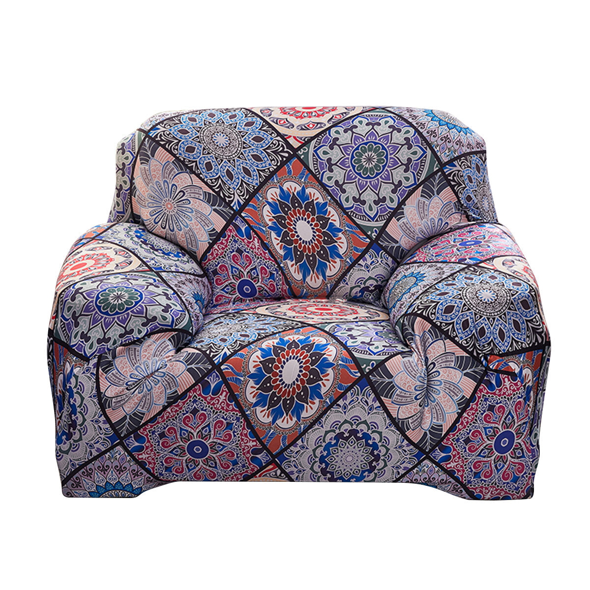 1/2/3/4 Seaters Elastic Sofa Cover Universal Bohemian Chair Seat Protector Couch Case Stretch Slipcover Home Office Furniture Decorations