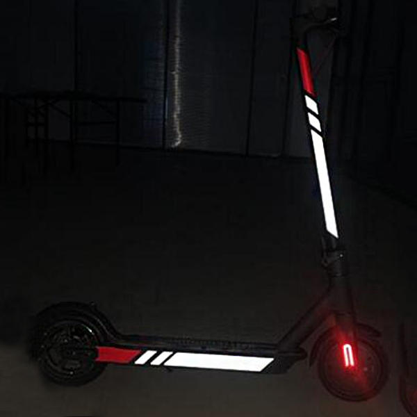 Electric Scooter Reflective Stickers Pedal Stickers Rod Reflective Sticker For Electric Scooter Pro