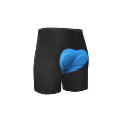 Outdoor Men's Quick Dry Breathable Shock Absorption Sport Riding Bike Shorts with Padded Seat Cushion