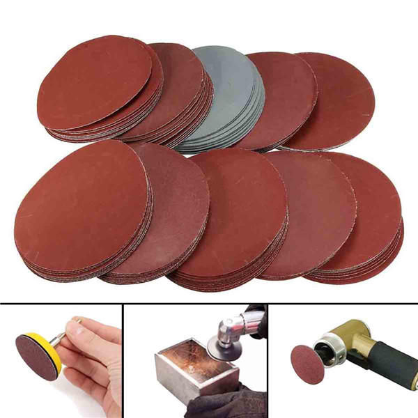 100pcs 4 Inch Sanding Discs 80-3000 Grit Mix Sander Disc Set 100mm Sanding Polishing Pads