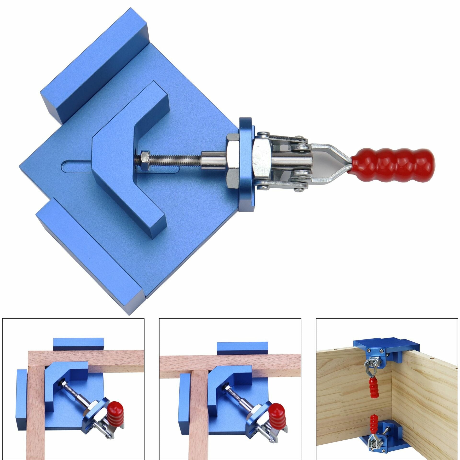 90 Degree Right Angle Clamp - Woodworking Corner Positioning Fixture