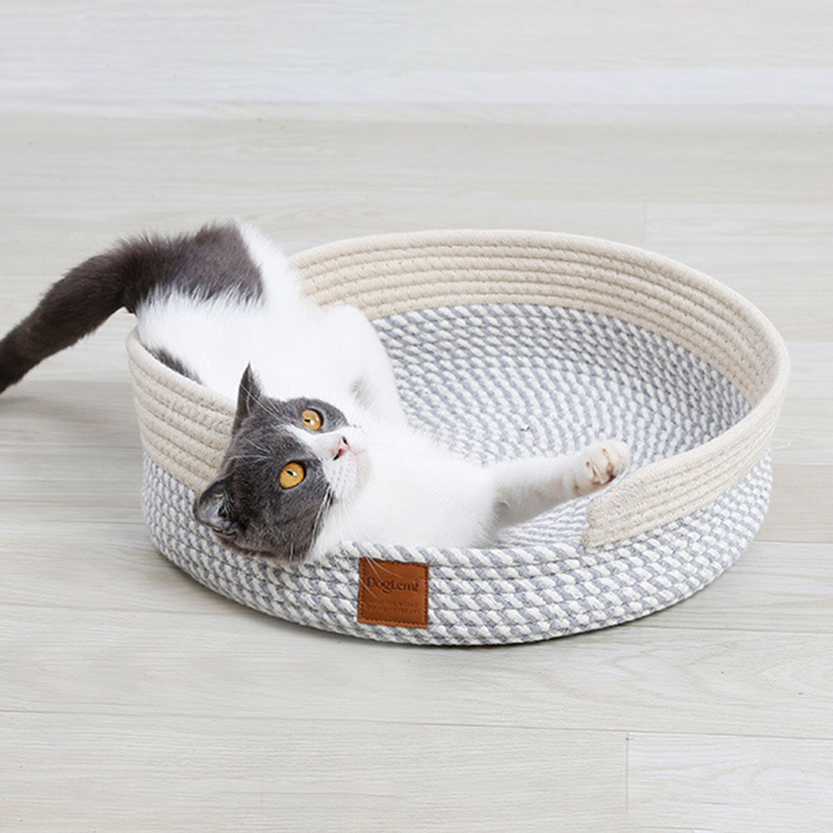 Natural Cotton Pet Cat Cave Beds House For Cats Small Pets Scratching Bed