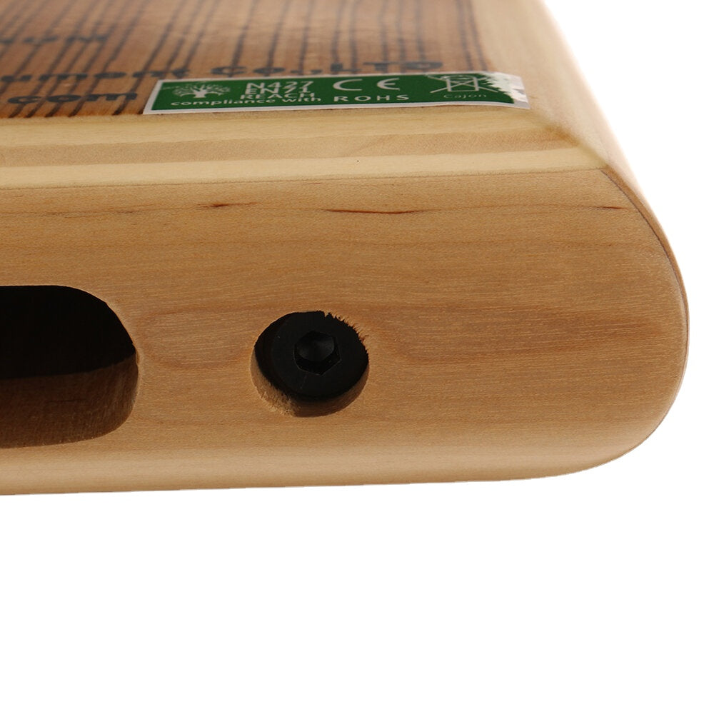 Percussion PAD-2 Zebra Wood Cajon Box Drum