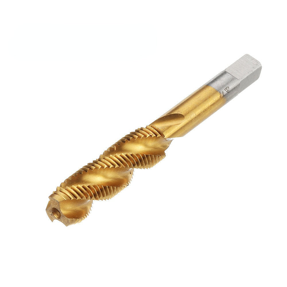 1/2-3/4 Imperial Spiral Flute Hand Tap HSS Titanium Coated Machine Screw Plug Tap Drill