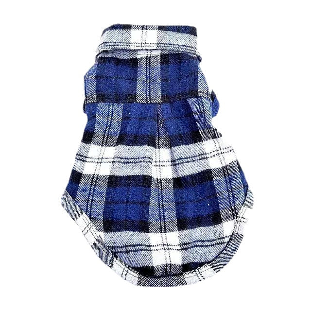 100% Cotton Pet Dog Plaid Stripe T-Shirt Puppy Vest Coats For Small Dog Clothes Classical Style