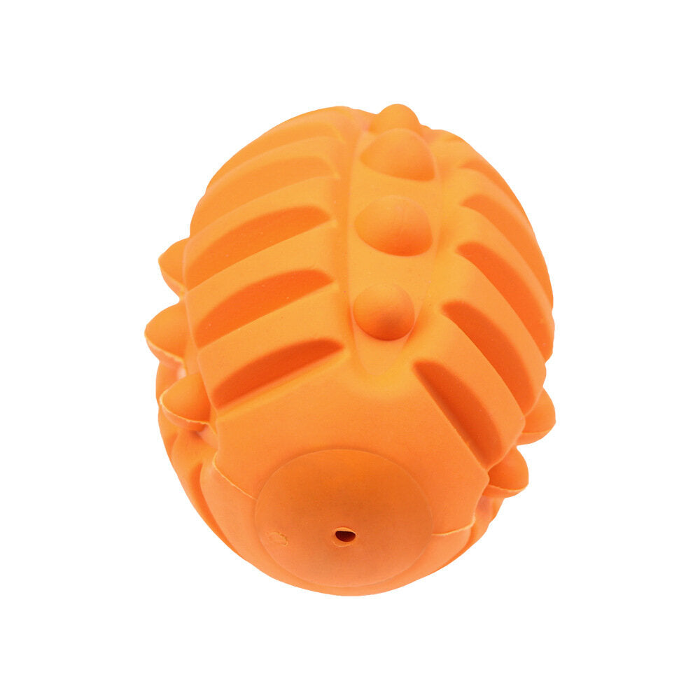 5"x 3" Large Interactive Dog Ball Toys, Real Beef Flavor, Squeaky Chew Toy for Medium Large Sized Dogs, Dishwasher Safe