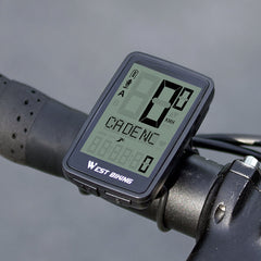 Bicycle Cadence Stopwatch Full Screen Backlight Waterproof USB Charging Bike Computer Bicycle Speedometer For MTB Road Bike