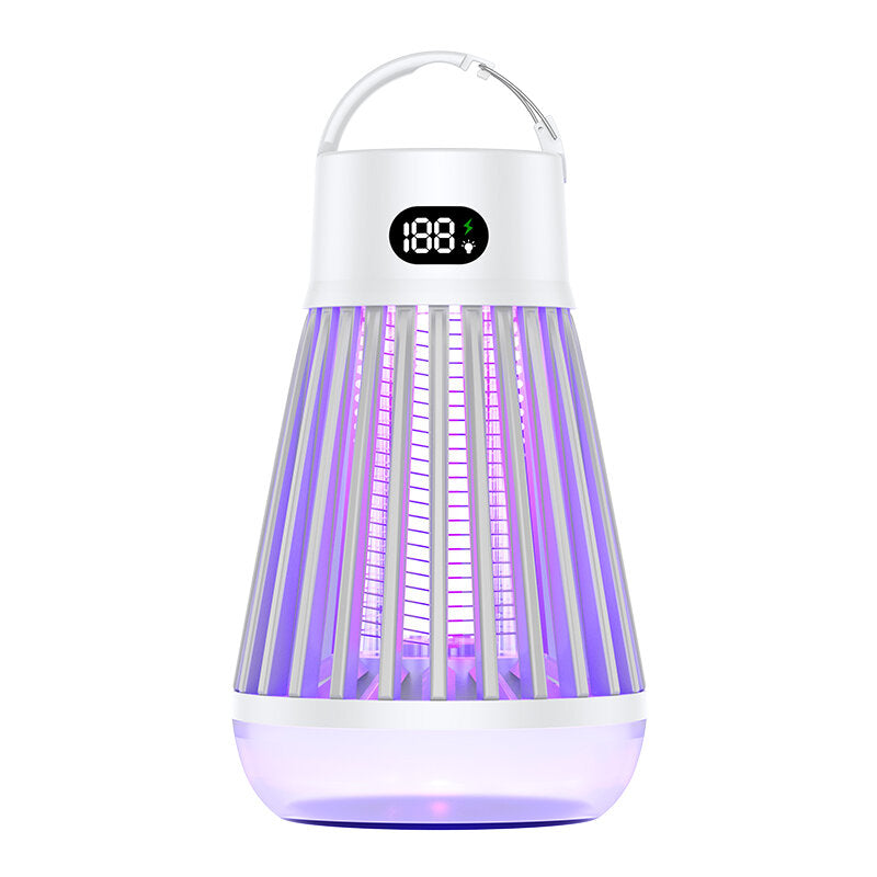 Cordless LED Digital Mosquito Zapper with Rechargeable Battery for Indoor/Outdoor