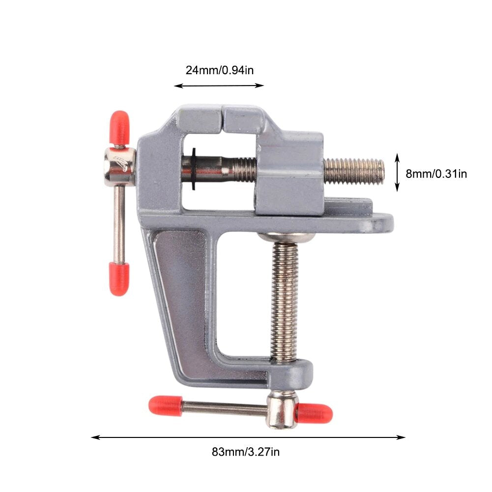 30mm Mini Vise - Durable Aluminum Alloy, Multifunctional Table Clip for Crafts & DIY