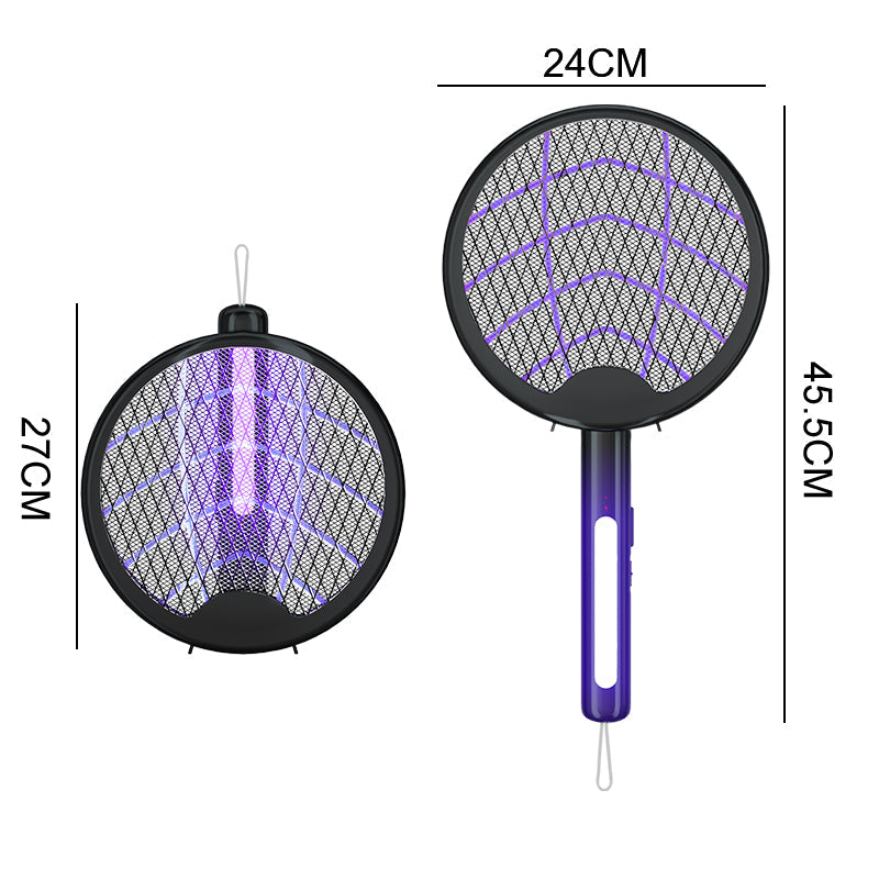 3-in-1 3000V Cordless Rechargeable Electric Mosquito Zapper & Fly Trap Lamp