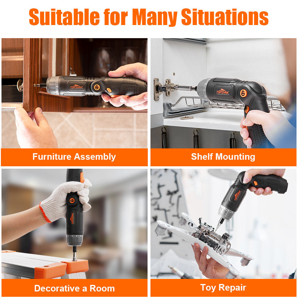 4V 1500mAh Cordless Electric Screwdriver For Repair Electric Scooter and Other Tool Set