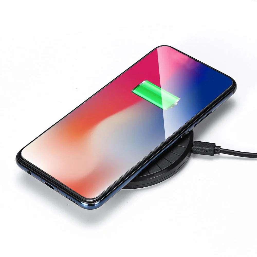 10W Wireless QI Fast Charger Stand for Samsung Galaxy Note 9 S8 S9 S10 iPhone X XS MAX 8 Plus