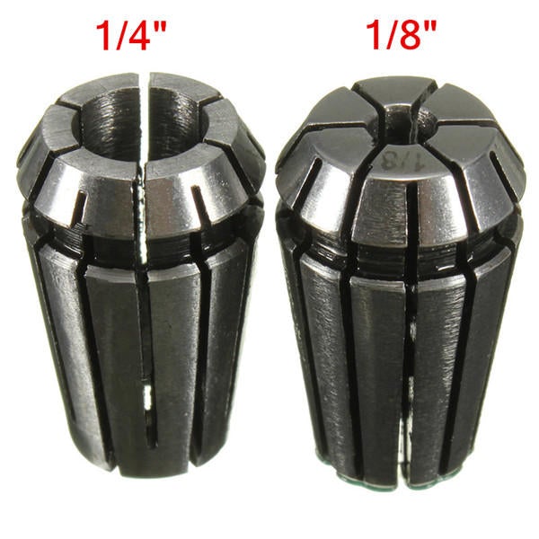 1/8 Inch 1/4 Collet Chuck for CNC Milling Lathe Tool