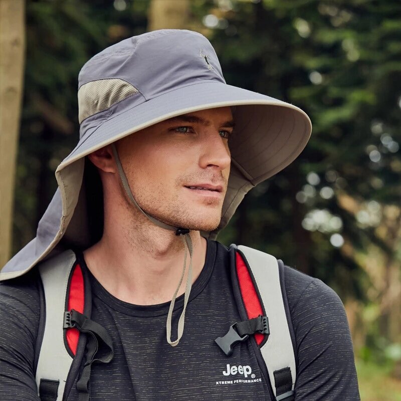 Sun Protection Cover Face Visor Outdoor Fishing Hat Summer Quick-drying Cap Breathable Hat Baseball Cap