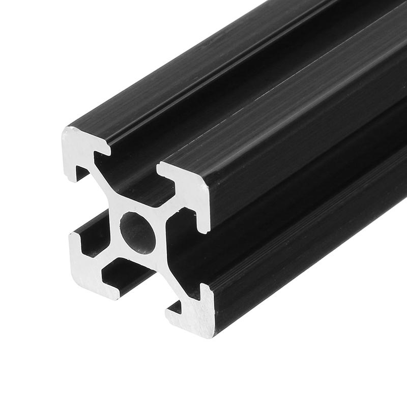 1000mm Length Black Anodized 2020 T-Slot Aluminum Profiles Extrusion Frame for CNC
