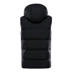 7 Heating Pads Electric Heated Vest USB Charging Winter Warm Jacket Unisex Hooded Intelligent Constant Temperature