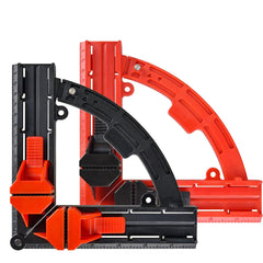 90ˇă Woodworking Corner Clamp - Adjustable Quick-Lock Frame Tool for Precise Angles