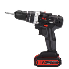 100-240V Cordless drill Double Speed Adjustment LED lighting Large Capacity Battery 50Nm 25+3 Torque Adjustment