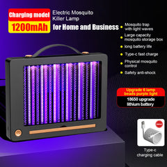 Cordless Rechargeable Electric Mosquito Zapper & Fly Trap Lamp