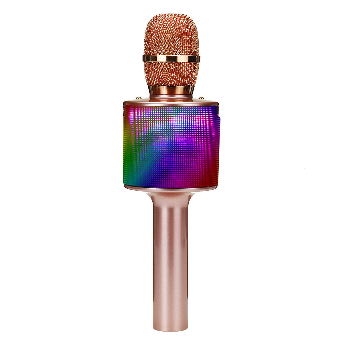 Wireless Microphone bluetooth Speaker HIFI TF Card AUX-In Luminous 2600mAh Music Player Recorder for K Songs Karaoke KTV Singing