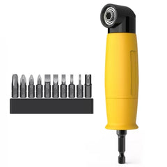 1/4inch 6.35mm Interface 90 Degree Electric Corner Screwdriver Bit with 10Pcs/32Pcs 25mm Bits