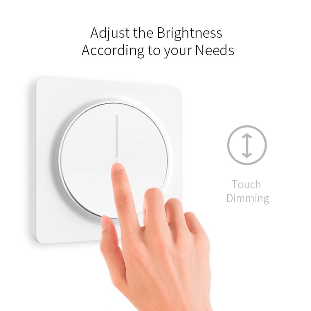 LED Dimming Control Panel Rotay Dimmer Switch Knob Light Brightness Controller Work with Alexa Google Home